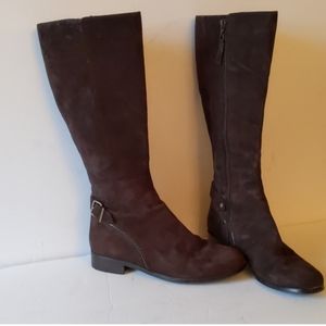 Kelly & Katie brown suede tall boots-sz 7M